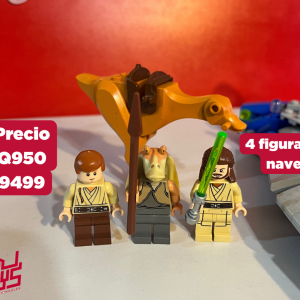lego 9499 gungan sub y 4 figuras