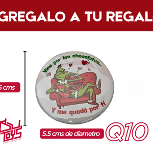 Pin Valentine Grinch Vine por los chocolates