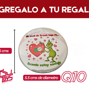 Pin Valentine Grinch Nivel