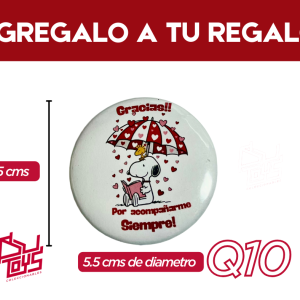 Pin Valentine snoopy Gracias por acompañarme