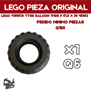 Lego 4198613: TYRE BALOON WIDE Ø 81,6 X 38 45982