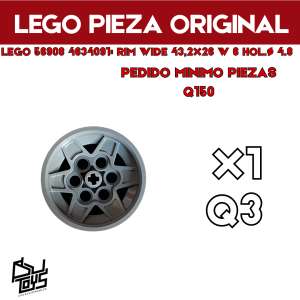 Lego 56908 4634091: RIM WIDE 43,2X26 W 6 HOL.Ø 4.8