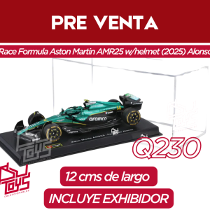 1:43 Race Formula Aston Martin AMR25 w/helmet (2025)	PRE VENTA	Alonso #14