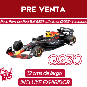 1:43 Race Formula Red Bull RB21 w/helmet (2025) PRE VENTA Verstappen #1