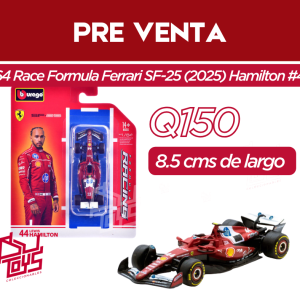 1:64 Race Formula Ferrari SF-25 (2025)	PRE VENTA	Hamilton #44