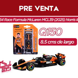 1:64 Race Formula McLaren MCL39 (2025)	PRE VENTA	Norris #4
