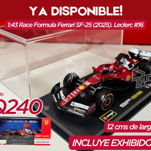 MAI368525	1:43 SFR Ferrari Formula 1 F1 (2025) LECLERC