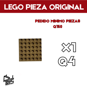 lego 4530712: PLATE 6X6 dark tan
