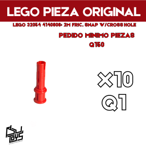 Lego 32054 4140806: 2M FRIC. SNAP W/CROSS HOLE