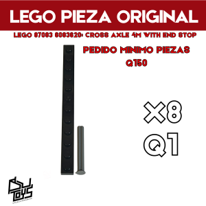 lego 87083 6083620: CROSS AXLE 4M WITH END STOP