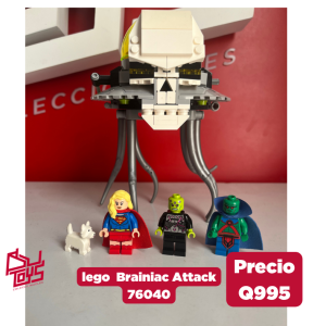 lego dc batman,super girl martin man hunter Brainiac Attack	76040