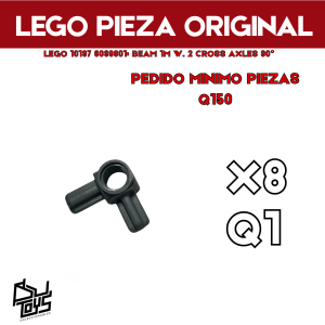 Lego 10197 6099801: BEAM 1M W. 2 CROSS AXLES 90°