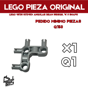 Lego 49130 6313453: Angular beam 90degr. w.4 snaps