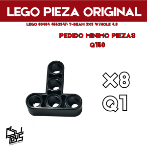 Lego 60484 4552347: T-BEAM 3X3 W/HOLE 4.8